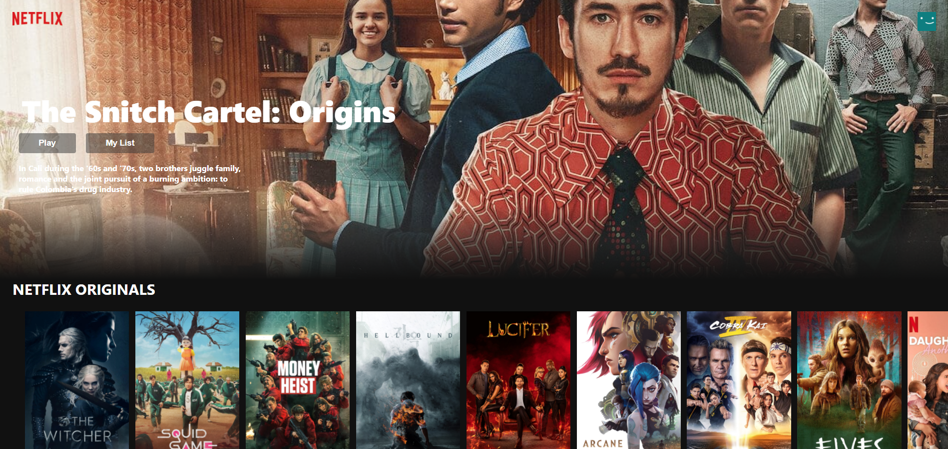 Netflix Clone with ReactJS